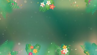 Bloom Garden theme loop, still frame
